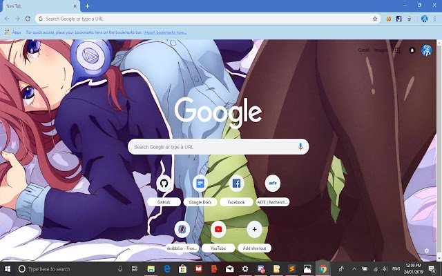 Nakano Miku з веб-магазину Chrome, який буде працювати з OffiDocs Chromium онлайн
