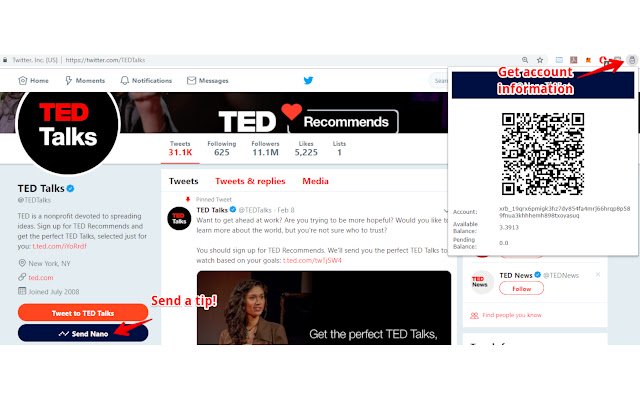 NanoTipBot  from Chrome web store to be run with OffiDocs Chromium online NanoTipBot  from Chrome web store to be run with OffiDocs Chromium online