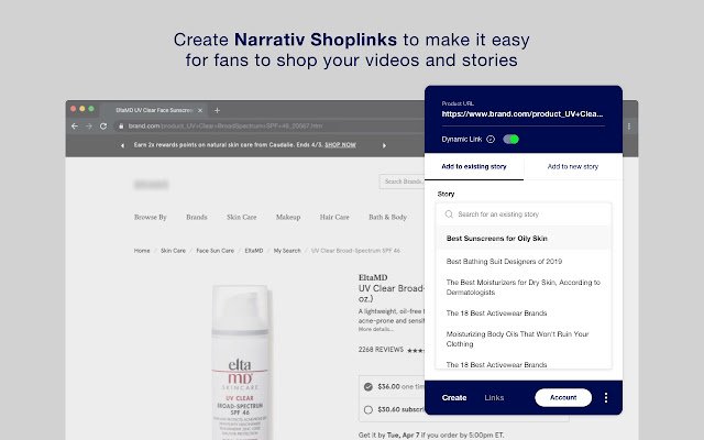 Narrativ aus dem Chrome-Webshop, der mit OffiDocs Chromium online ausgeführt werden soll