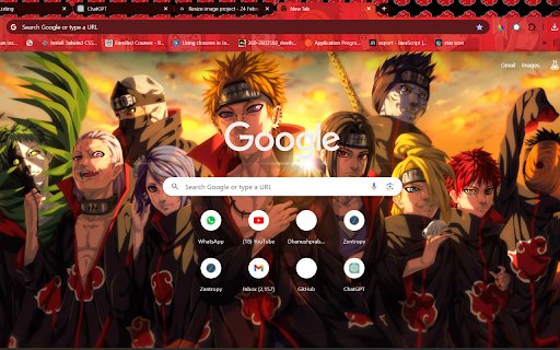 Naruto Akatsuki Theme  from Chrome web store to be run with OffiDocs Chromium online