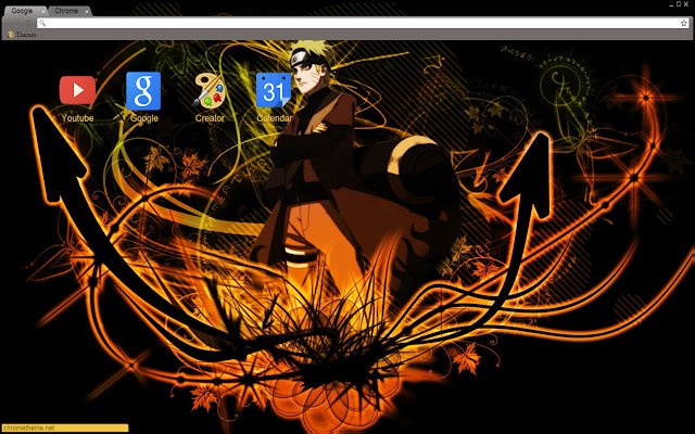 Тема Naruto Orange Abstract 1920x1080 из интернет-магазина Chrome для запуска с OffiDocs Chromium online