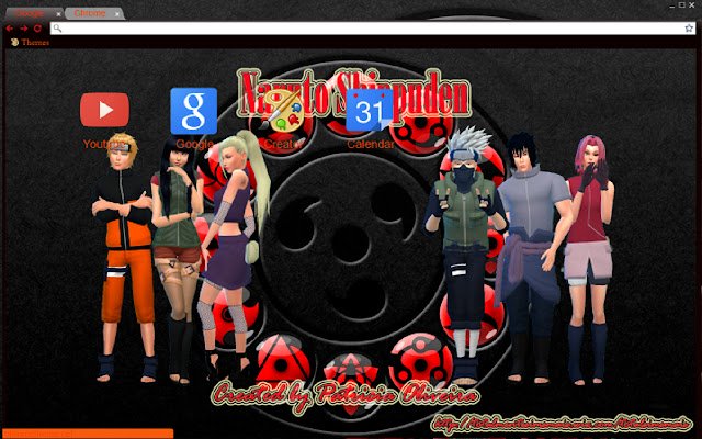 Chrome ウェブストアからの TS4 用 NARUTO 疾風伝 BY Patricia Oliveira が OffiDocs Chromium online で実行される