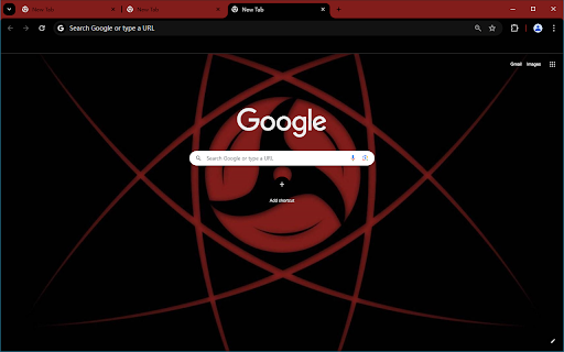 Naruto Uchiha theme  from Chrome web store to be run with OffiDocs Chromium online