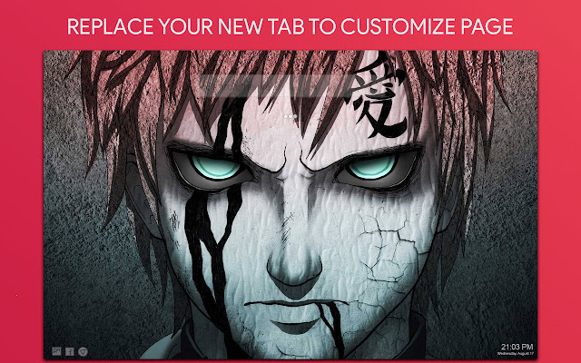 Naruto Wallpaper HD Custom New Tab  from Chrome web store to be run with OffiDocs Chromium online