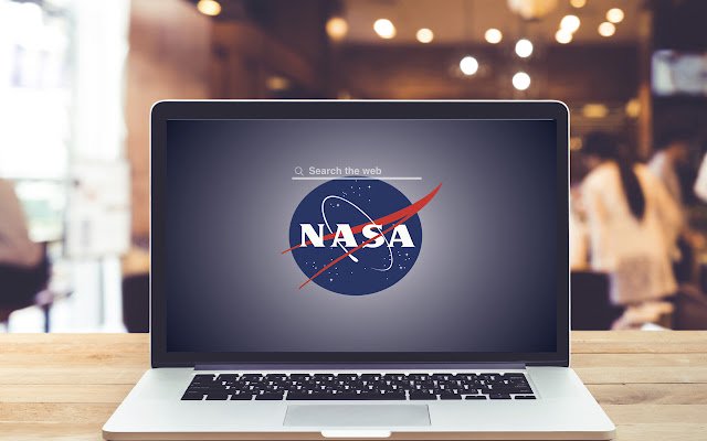 Tema degli sfondi HD con logo NASA dal negozio web di Chrome da eseguire con OffiDocs Chromium online