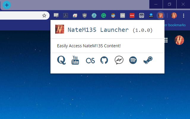 NateM135 Launcher จาก Chrome เว็บสโตร์ที่จะทำงานร่วมกับ OffiDocs Chromium ออนไลน์
