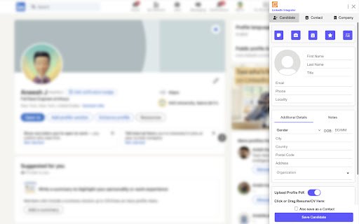Native World linked In Integrator  from Chrome web store to be run with OffiDocs Chromium online