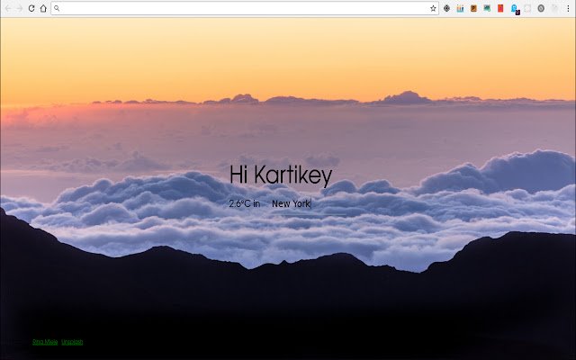 Nature Tab  from Chrome web store to be run with OffiDocs Chromium online