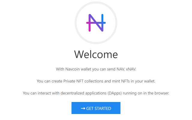 Navcoin Wallet من متجر Chrome الإلكتروني ليتم تشغيلها باستخدام OffiDocs Chromium عبر الإنترنت