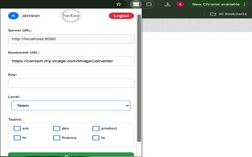 NavEase: Keyword based URL Redirection  from Chrome web store to be run with OffiDocs Chromium online