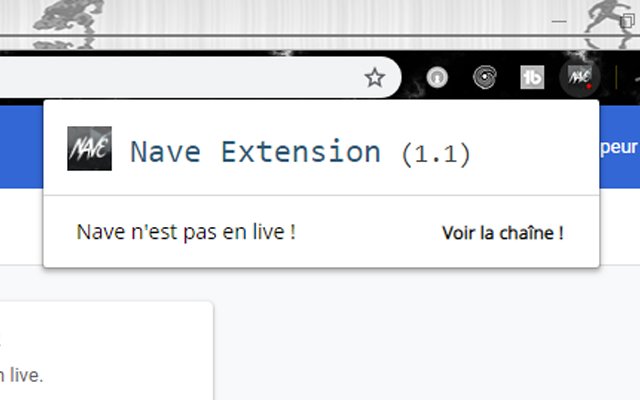 Nave Extension  from Chrome web store to be run with OffiDocs Chromium online