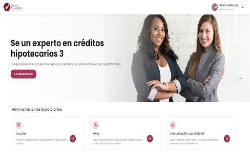 Navegación Simplificada Opción Financiera  from Chrome web store to be run with OffiDocs Chromium online