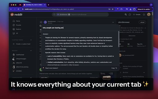 NavTabs: Summarize your current tab  from Chrome web store to be run with OffiDocs Chromium online