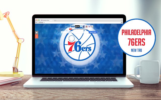 NBA Philadelphia 76ers New Tab aus dem Chrome-Webstore, der mit OffiDocs Chromium online ausgeführt werden soll