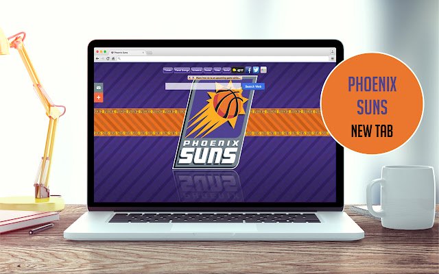 Le nouvel onglet NBA Phoenix Suns de la boutique en ligne Chrome sera exécuté avec OffiDocs Chromium en ligne