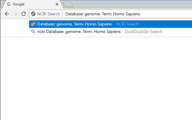 NCBI Search  from Chrome web store to be run with OffiDocs Chromium online