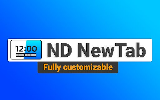 ND NewTab  from Chrome web store to be run with OffiDocs Chromium online