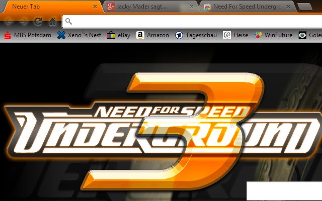 Need For Speed ​​Underground 3 (Aero) من متجر Chrome الإلكتروني ليتم تشغيله باستخدام OffiDocs Chromium عبر الإنترنت