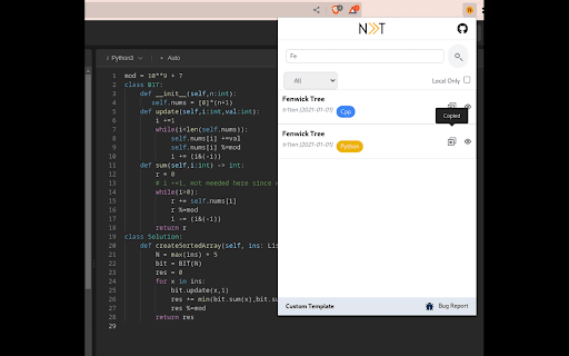 Neet  from Chrome web store to be run with OffiDocs Chromium online