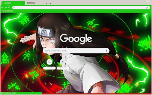 Neji Hyuga uit de Chrome-webwinkel wordt uitgevoerd met OffiDocs Chromium online