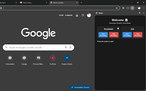 Neko mula sa Chrome web store na tatakbo sa OffiDocs Chromium online