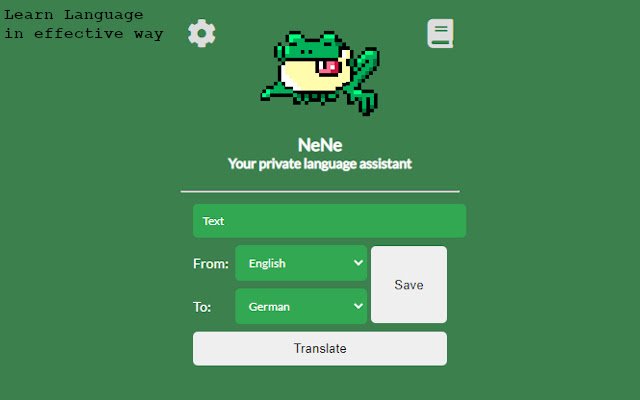 NeNe | Language Learn from Chrome web store para ser executado com OffiDocs Chromium online