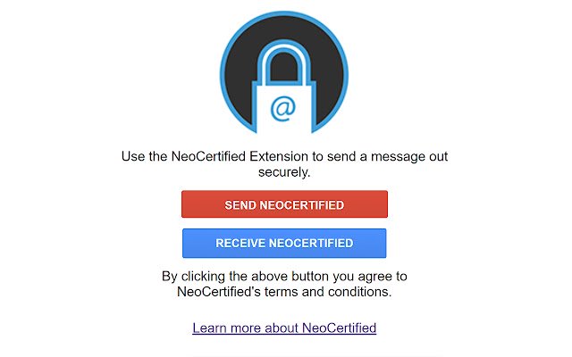 来自 Chrome 网上商店的 NeoCertified Messaging (FIN1) 将与 OffiDocs Chromium 在线一起运行