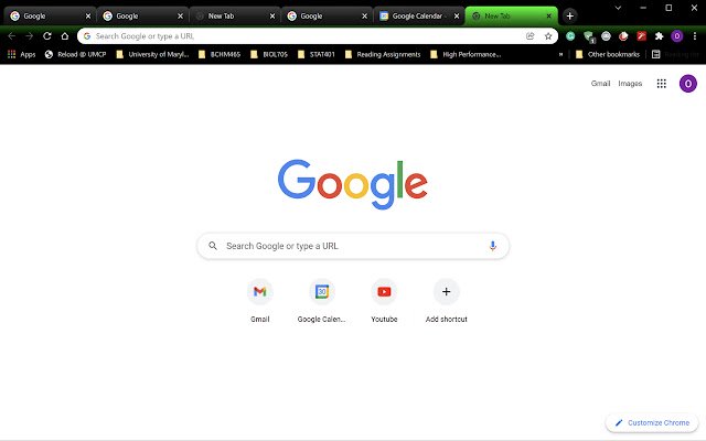 Chrome ウェブストアの Neon Green (Panda) を OffiDocs Chromium online で実行