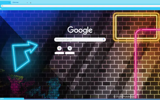 Neon Pokemon Blue  from Chrome web store to be run with OffiDocs Chromium online