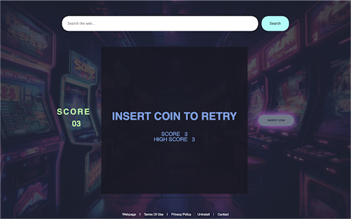 Neon Snake  from Chrome web store to be run with OffiDocs Chromium online