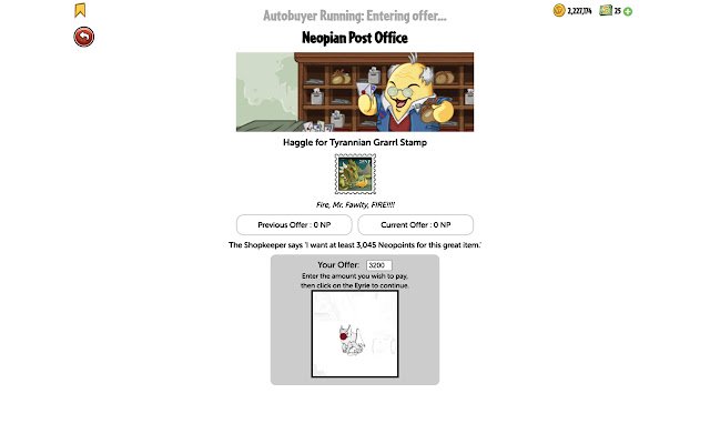 Neopets Shop Attic Highlighter Autobuyer는 Chrome 웹 스토어에서 OffiDocs Chromium 온라인으로 실행됩니다.