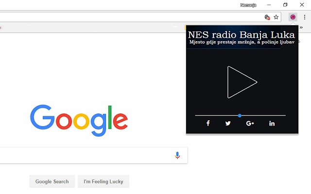 Radio NES Banja Luka dal negozio web Chrome da eseguire con OffiDocs Chromium online