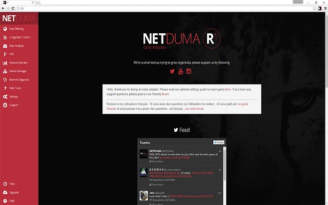 Pintasan Netduma R1 dari toko web Chrome untuk dijalankan dengan OffiDocs Chromium online