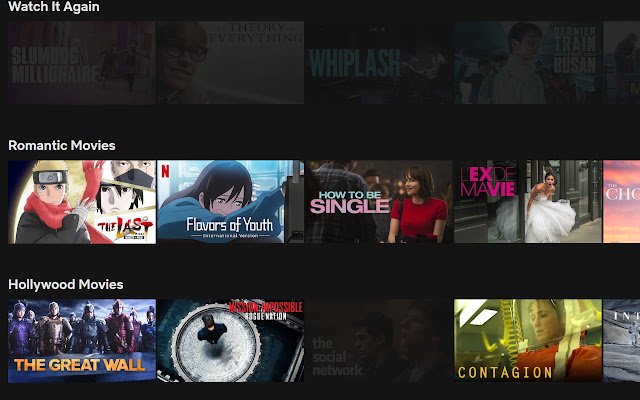 Netflix Clean  from Chrome web store to be run with OffiDocs Chromium online