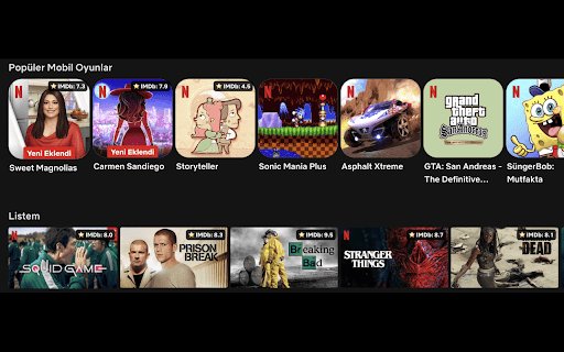 Netflix IMDB Rating  from Chrome web store to be run with OffiDocs Chromium online