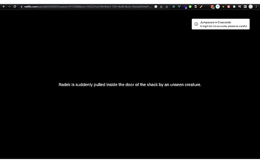 Netflix Jumpscare Notifier  from Chrome web store to be run with OffiDocs Chromium online