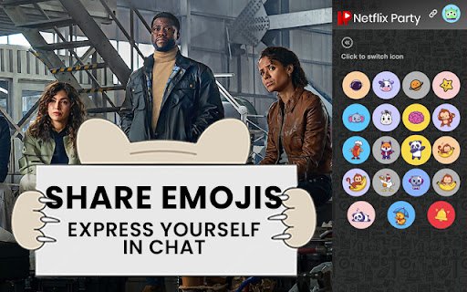 Netflix Party  from Chrome web store to be run with OffiDocs Chromium online