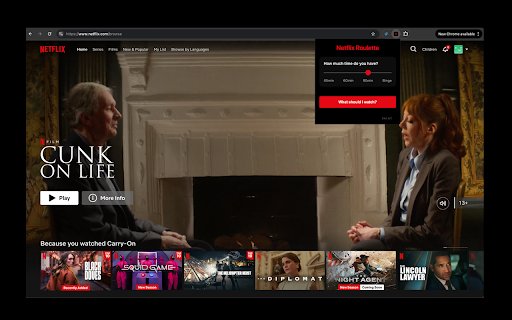 Netflix Roulette  from Chrome web store to be run with OffiDocs Chromium online