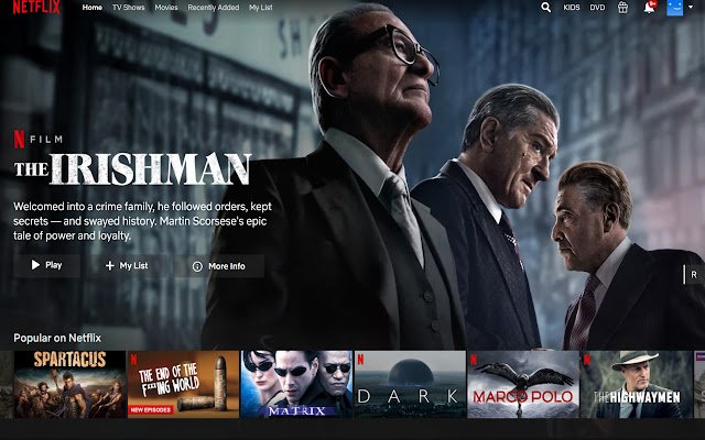 Netflix ຢຸດການຫຼິ້ນອັດຕະໂນມັດຈາກຮ້ານຄ້າເວັບ Chrome ເພື່ອດໍາເນີນການກັບ OffiDocs Chromium ອອນໄລນ໌