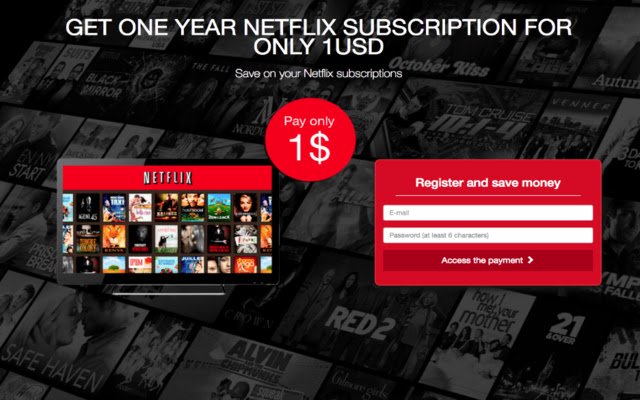 Netflix subscription  from Chrome web store to be run with OffiDocs Chromium online