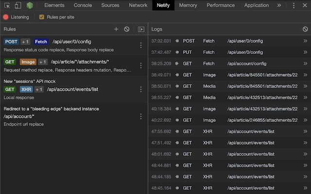 Netify  from Chrome web store to be run with OffiDocs Chromium online