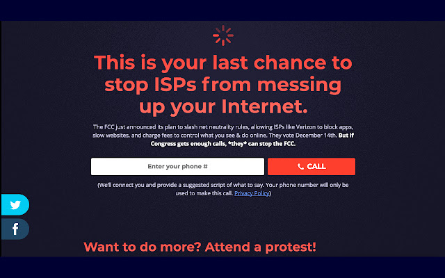 Net Neutrality Plus  from Chrome web store to be run with OffiDocs Chromium online