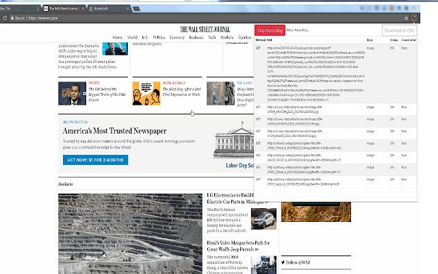 NetRec  from Chrome web store to be run with OffiDocs Chromium online