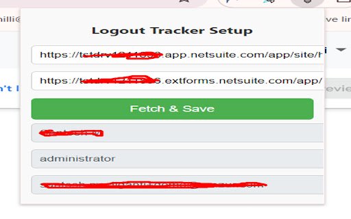 NetSuite Logout Tracker  from Chrome web store to be run with OffiDocs Chromium online