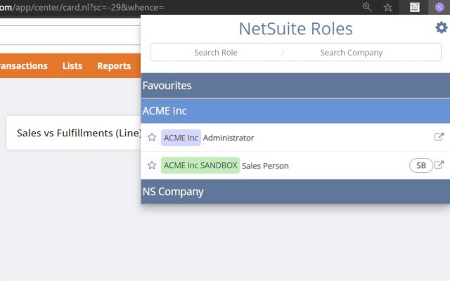 NetSuite Role Helper ຈາກຮ້ານເວັບ Chrome ທີ່ຈະດໍາເນີນການກັບ OffiDocs Chromium ອອນໄລນ໌