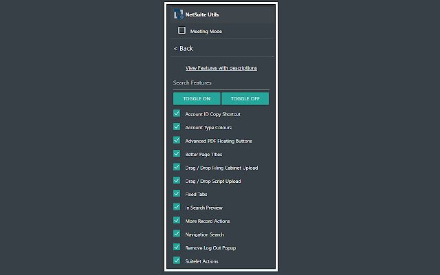 NetSuite Utils  from Chrome web store to be run with OffiDocs Chromium online