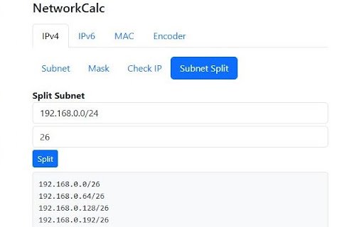NetworkCalc  from Chrome web store to be run with OffiDocs Chromium online