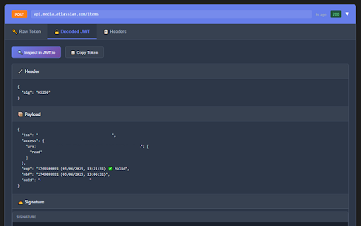 Network Token Inspector  from Chrome web store to be run with OffiDocs Chromium online