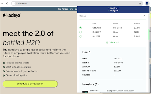 Net Zero Insights Extension  from Chrome web store to be run with OffiDocs Chromium online