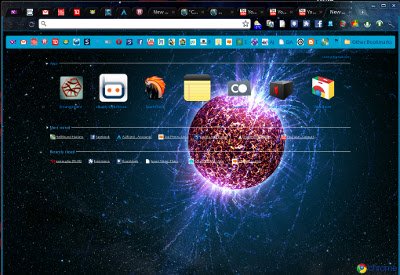 Neutron Star Theme  from Chrome web store to be run with OffiDocs Chromium online